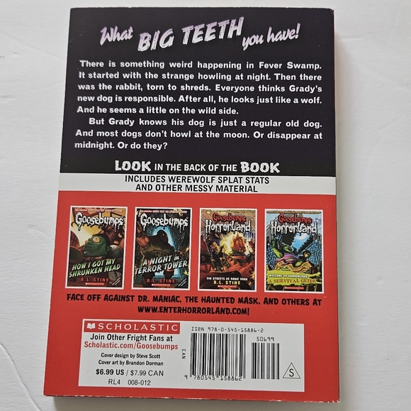 Goosebumps #11 &27 Werewolf Fever Swamp & Abominable Childrens Book Bundle NEW! - Picture 2 of 6